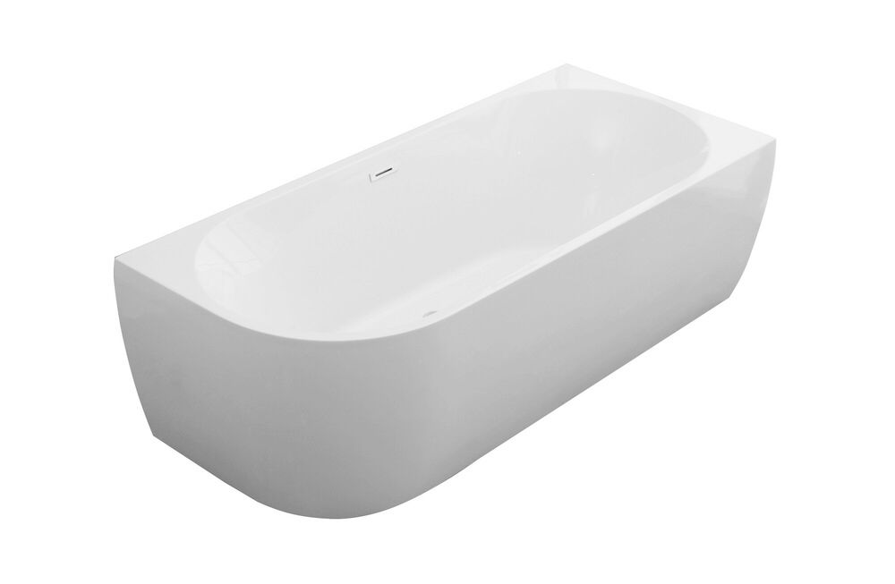 Van Marcke D-shape Design Baignoire Duo 180×80 Droite Brillant