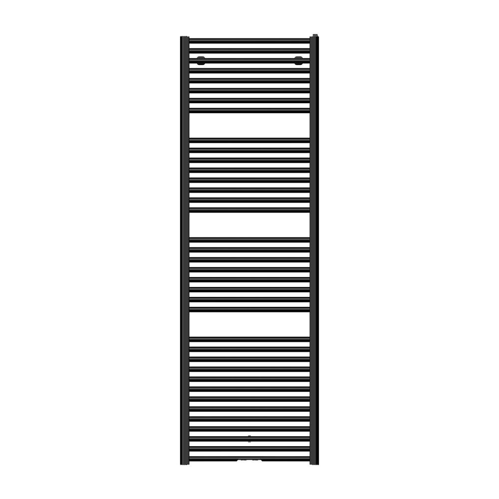 Toronto 180/060 Radiateur Sèche-serviettes - H 1850 X L 600 - 1051W - Noir Mat