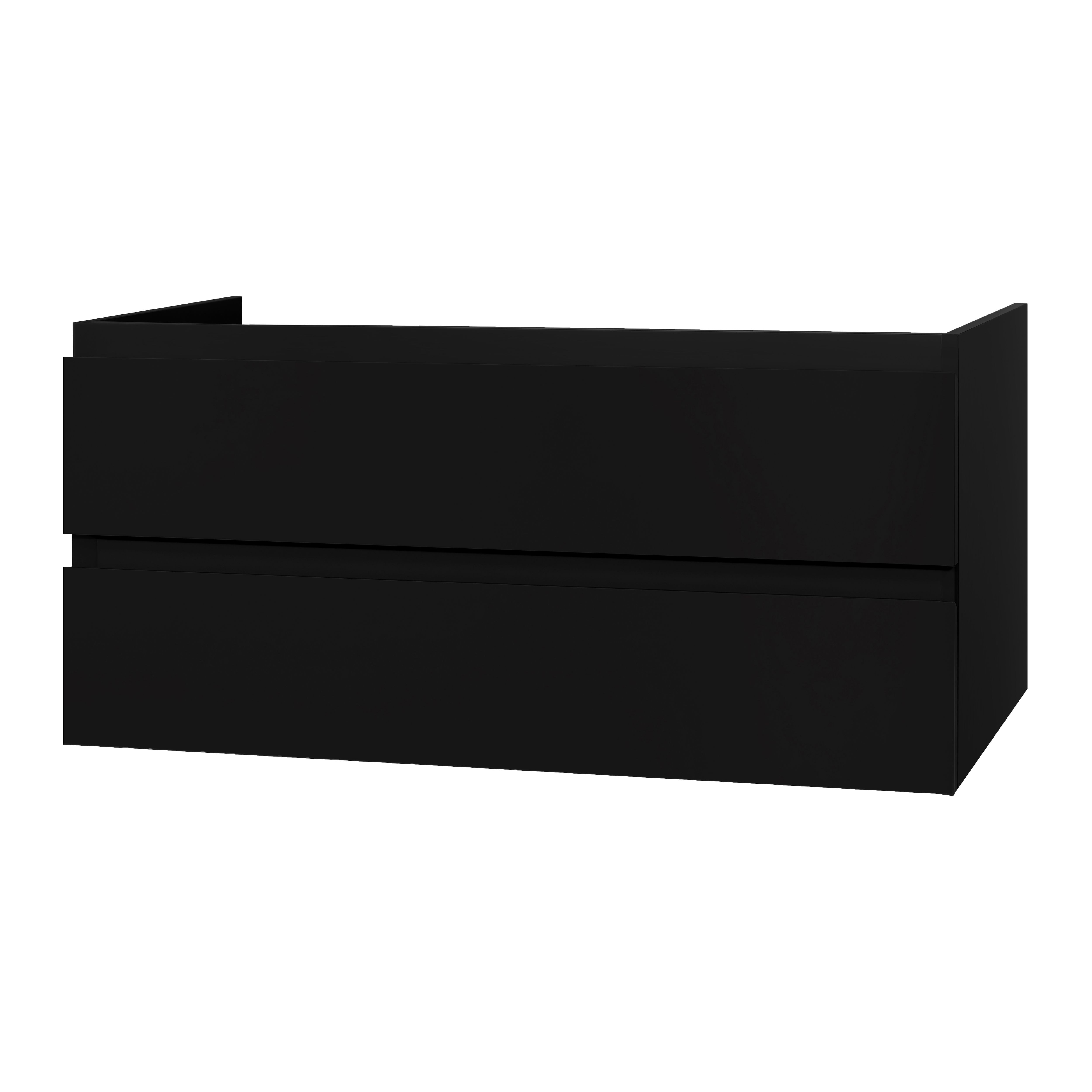 ALONI SALLY MEUBLE SOUS-PLAN (120CM) - NOIR MAT vue 2