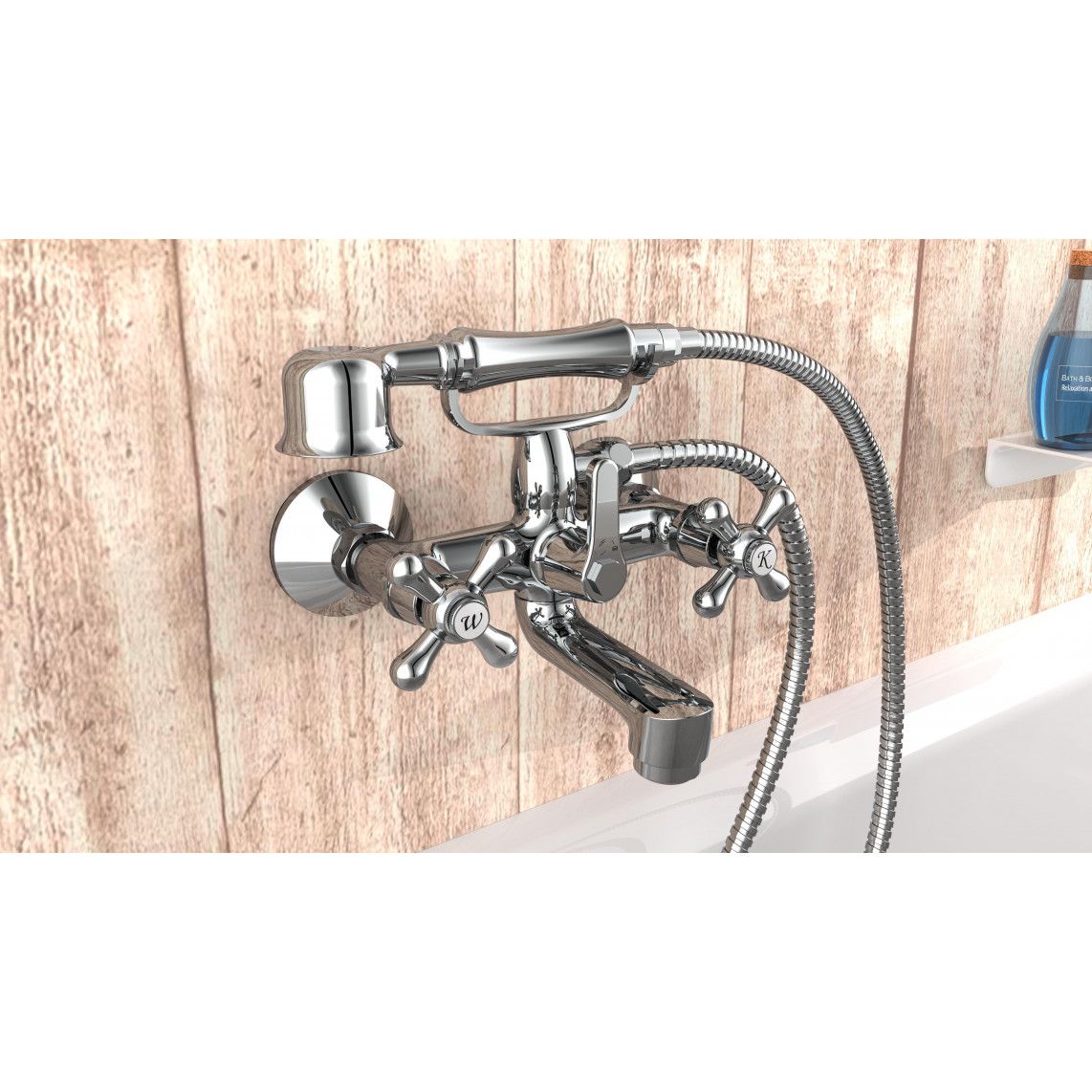 33530 ELK Bathtub mixer, chrome vue 2