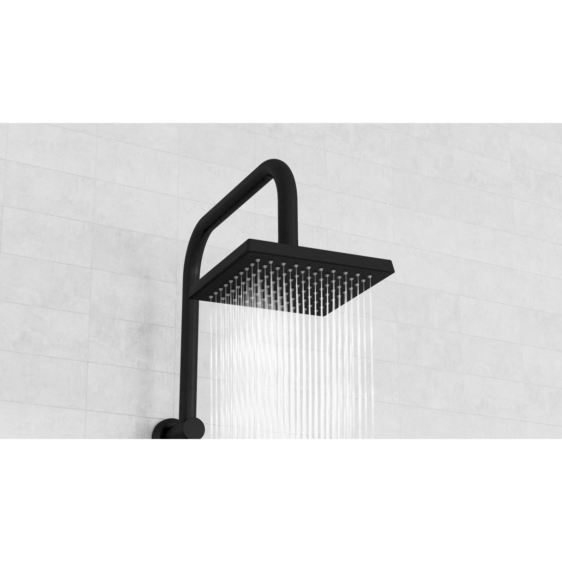 DX12004BL EASY ENERGY Regendouche set, mat zwart vue 10