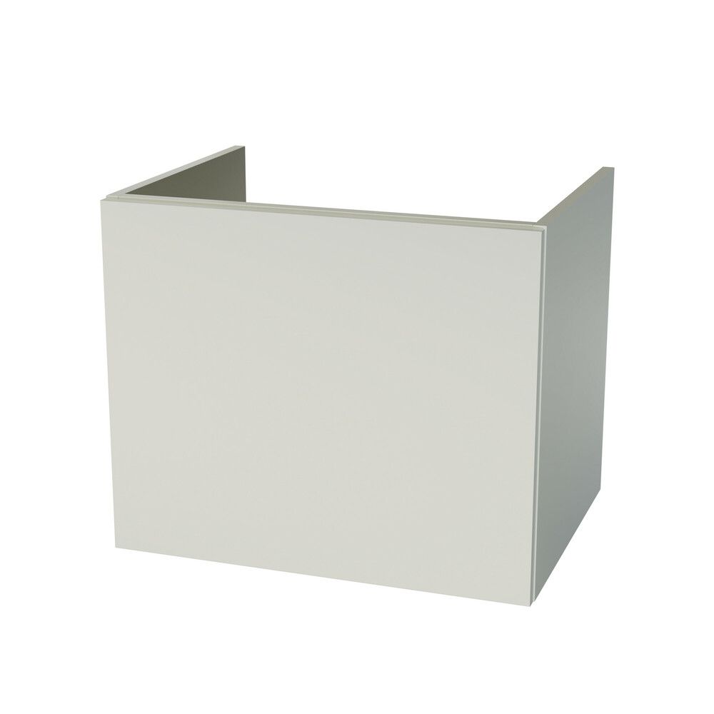 Intro Now 45 Sous-meuble B600XD455XH500MM 1PORTE Gauche Blanc