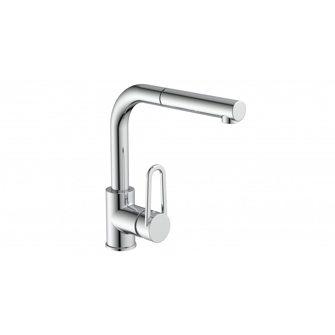 26230 DESIGN RING Keukenkraan, chroom, met uittrekbare uitloop vue 2