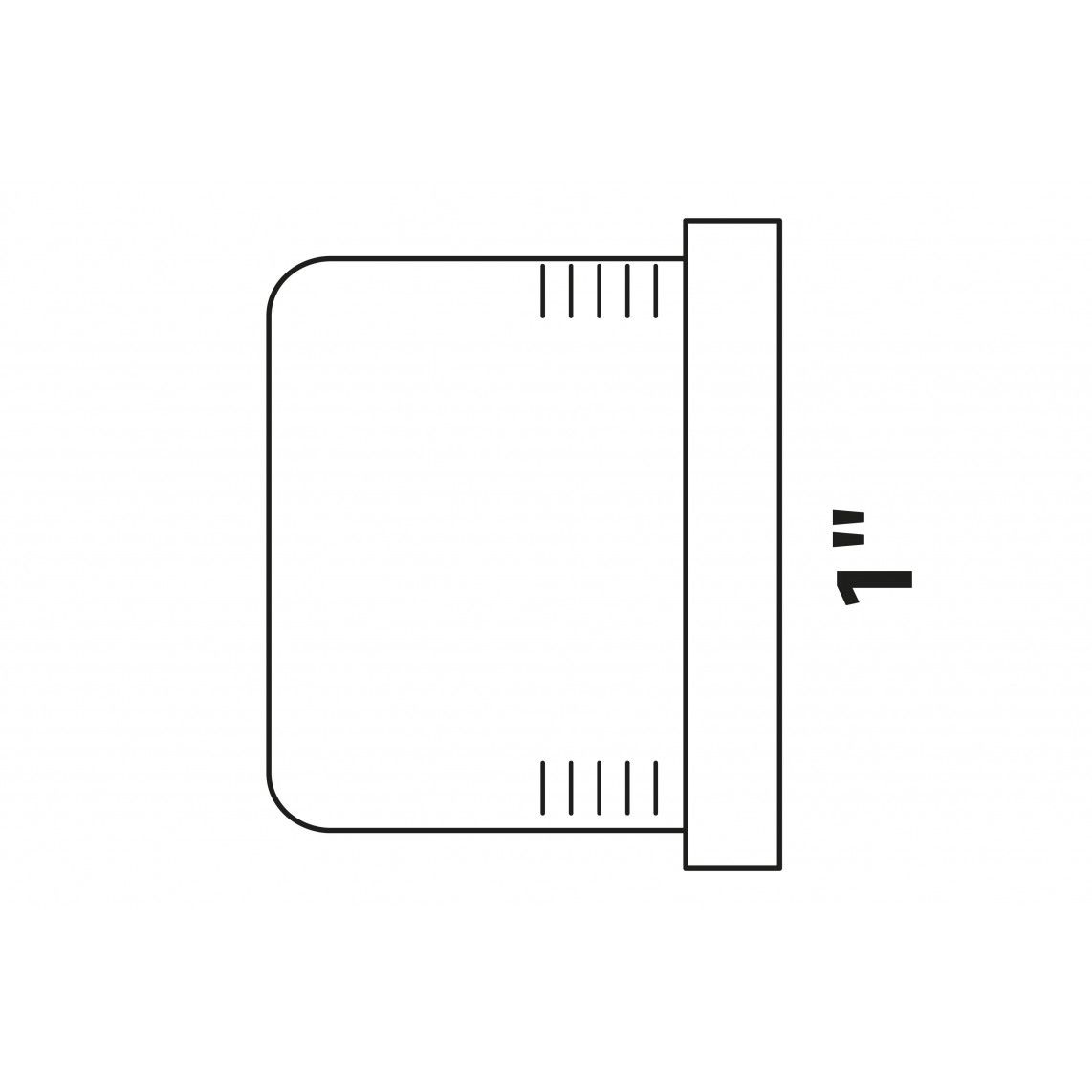 988959413 End cap, red brass, 1" female vue 2