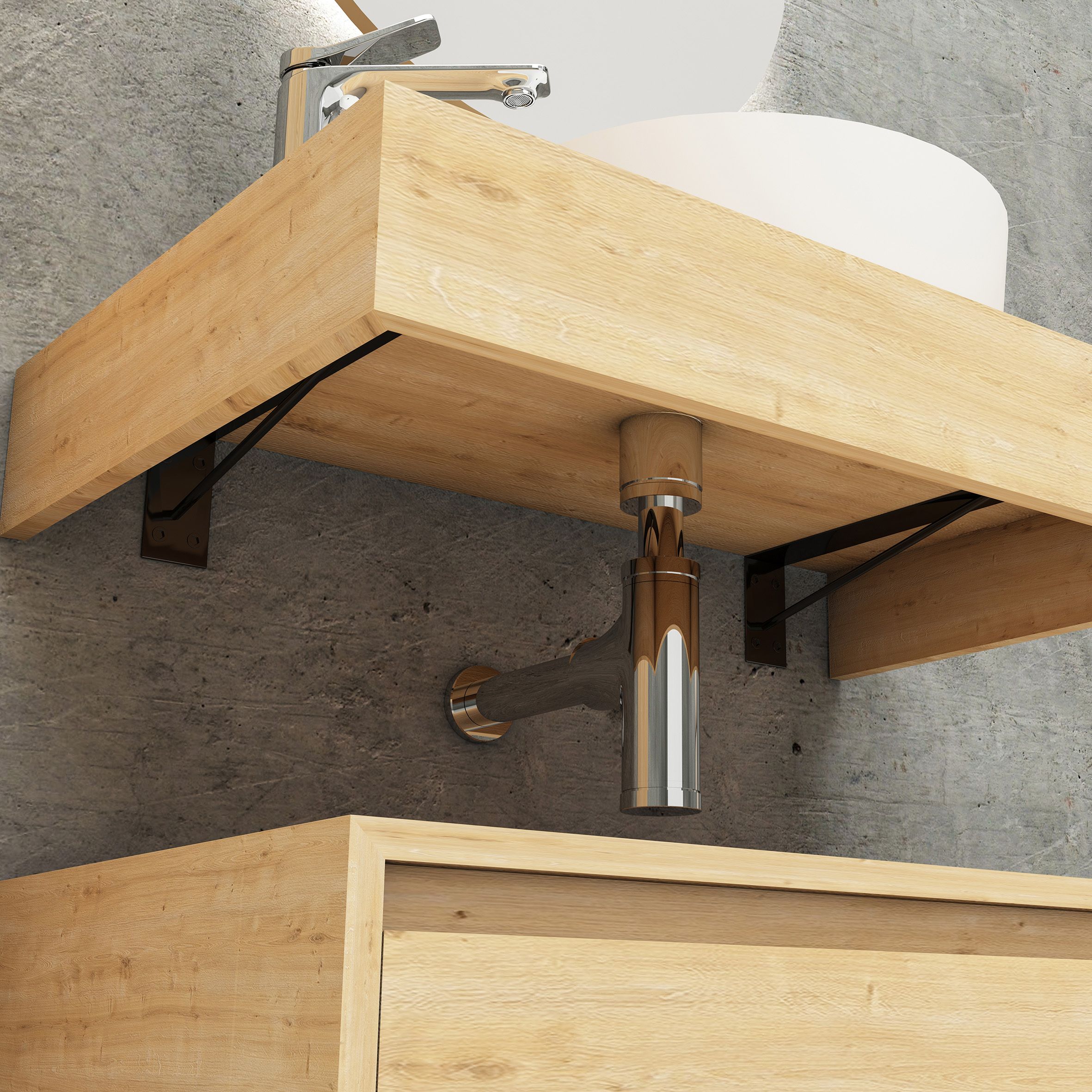 ALONI LINA MEUBLE SOUS-PLAN (80CM) - SAFIR vue 3