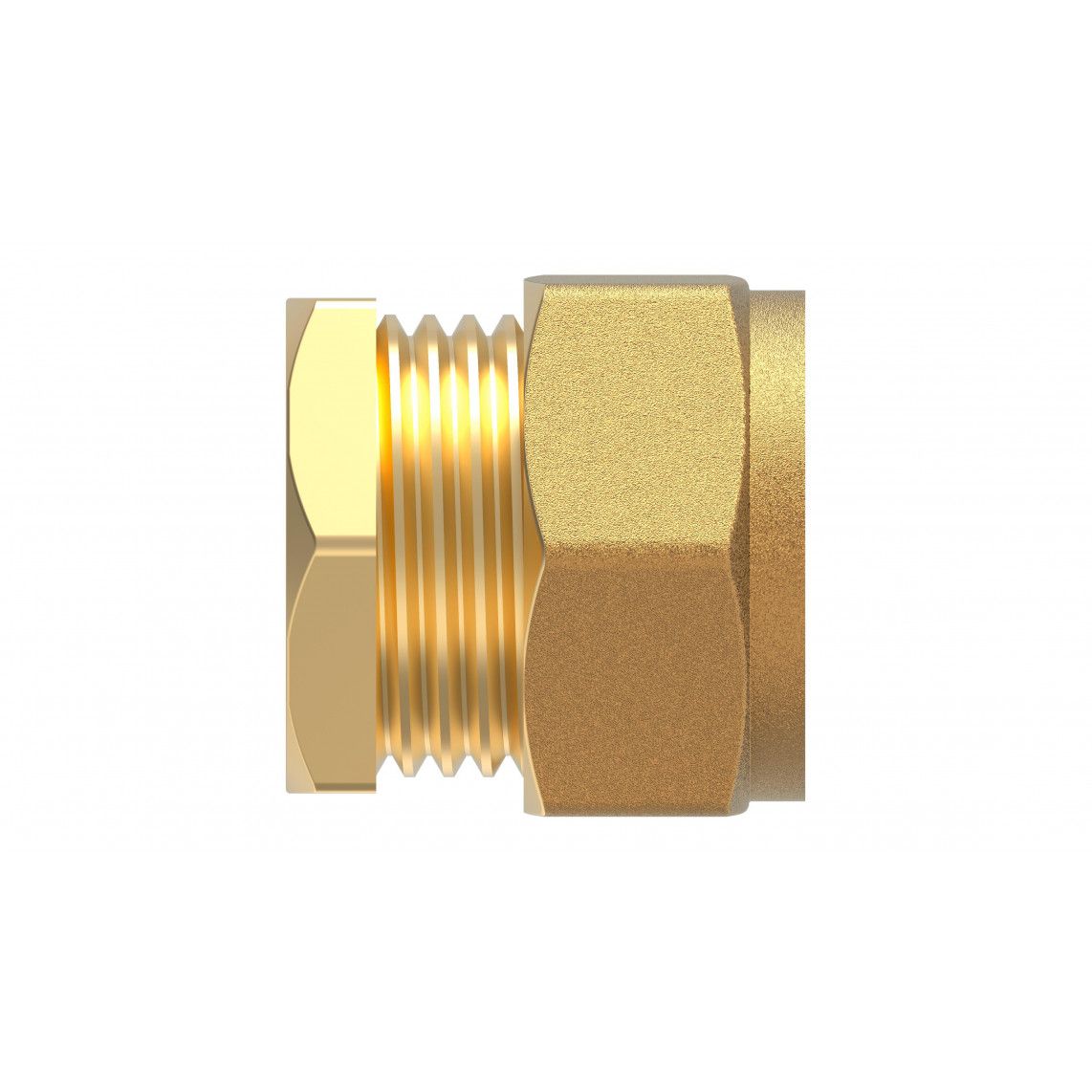 989459217 End piece, brass, 15 mm, clamp fitting for copper pipe vue 2