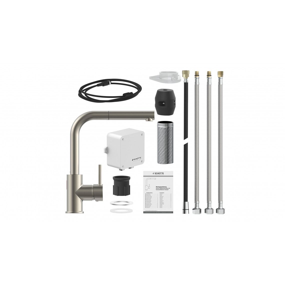 99705 VITAL Sensor keukenkraan met uittrekbare uitloop, RVS look vue 6