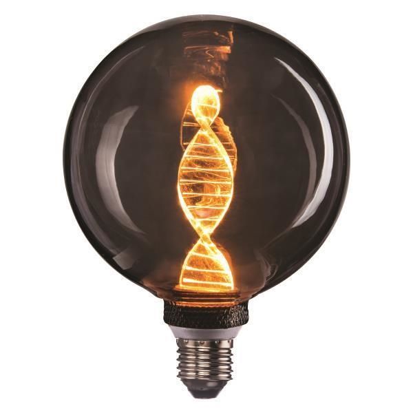 Lampe G125 4W E27 1800K fumée adn boulle dimmable
