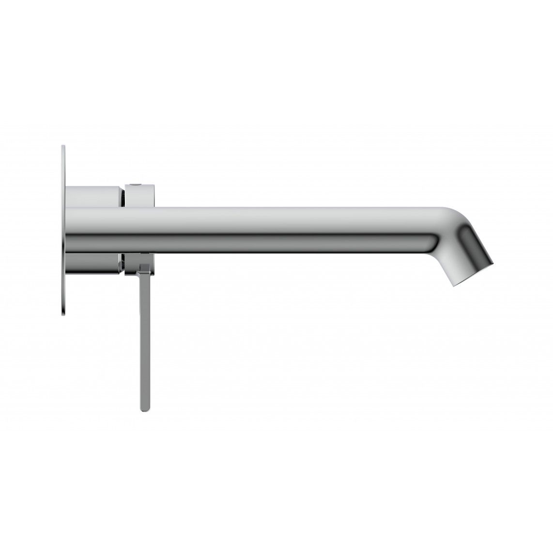 33160 LOS ANGELES Wash basin mixer, chrome, for wall fixing vue 3