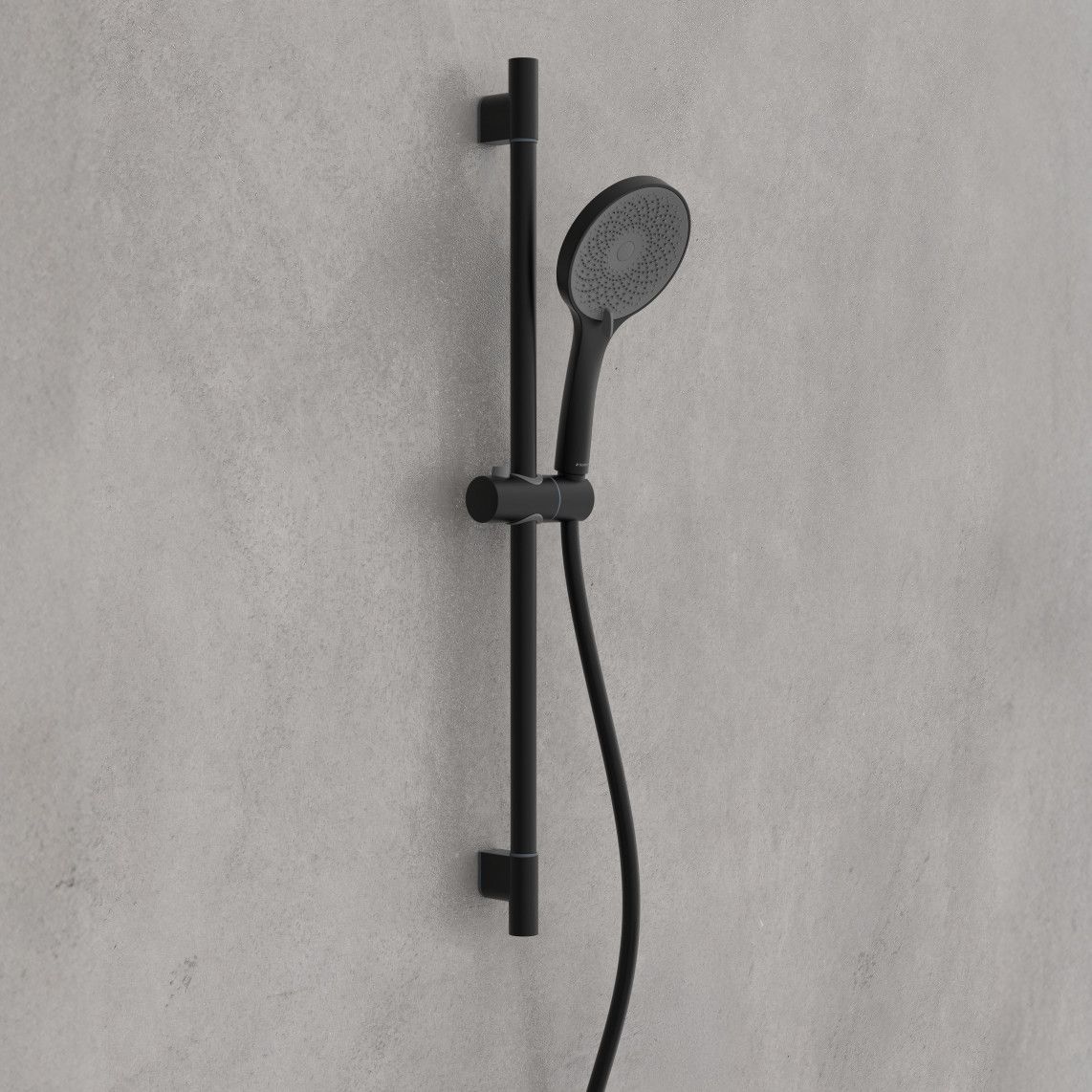 64296 CAPRI Shower rail set, black matt vue 5