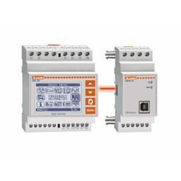 Compteur d'énergie et plus .... 3 / 4  phases  branchement avec TI - 4 modules IP20