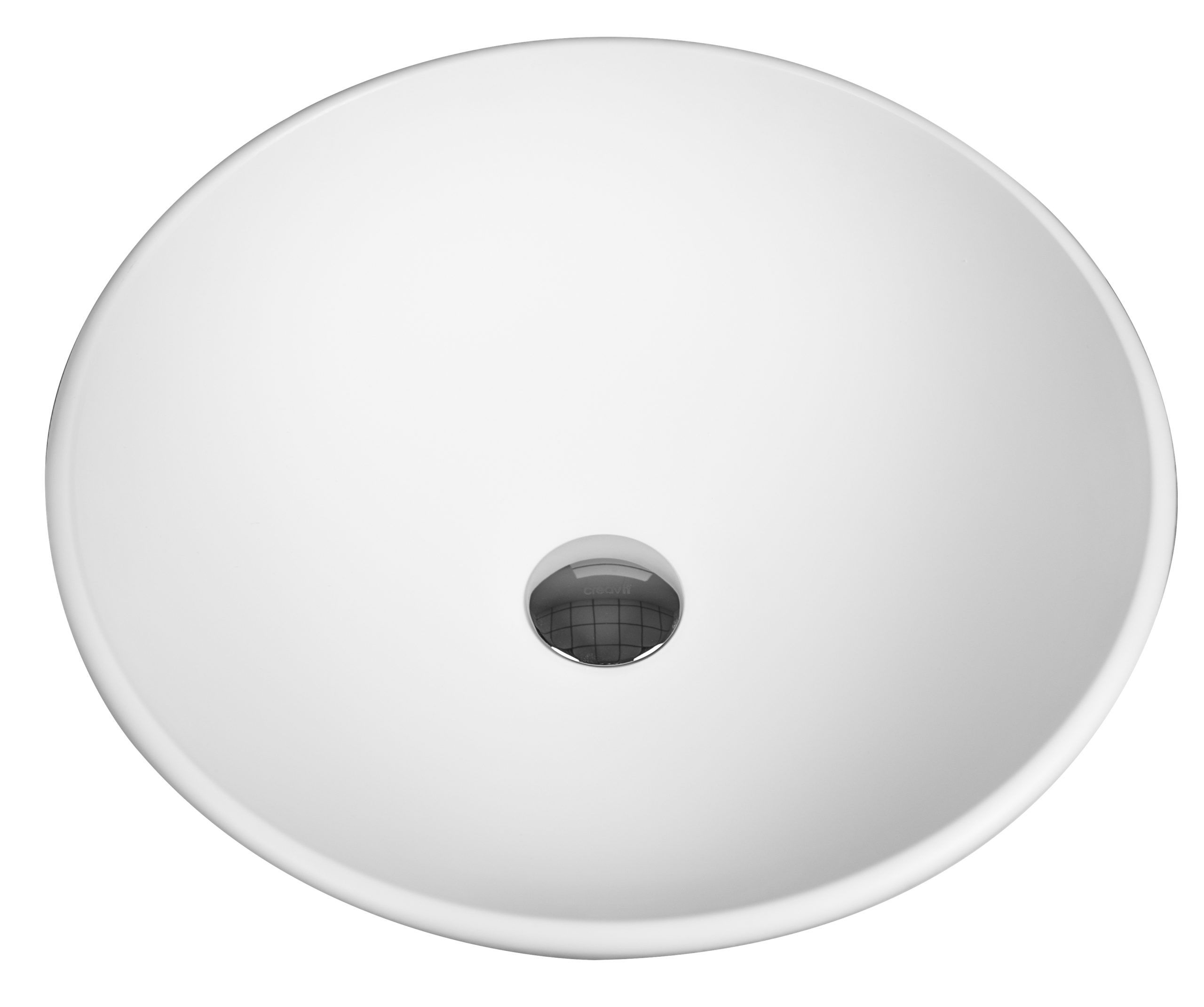 Aloni PER Solid Surface Vasque À Poser (42×14CM) - Blanc Mat