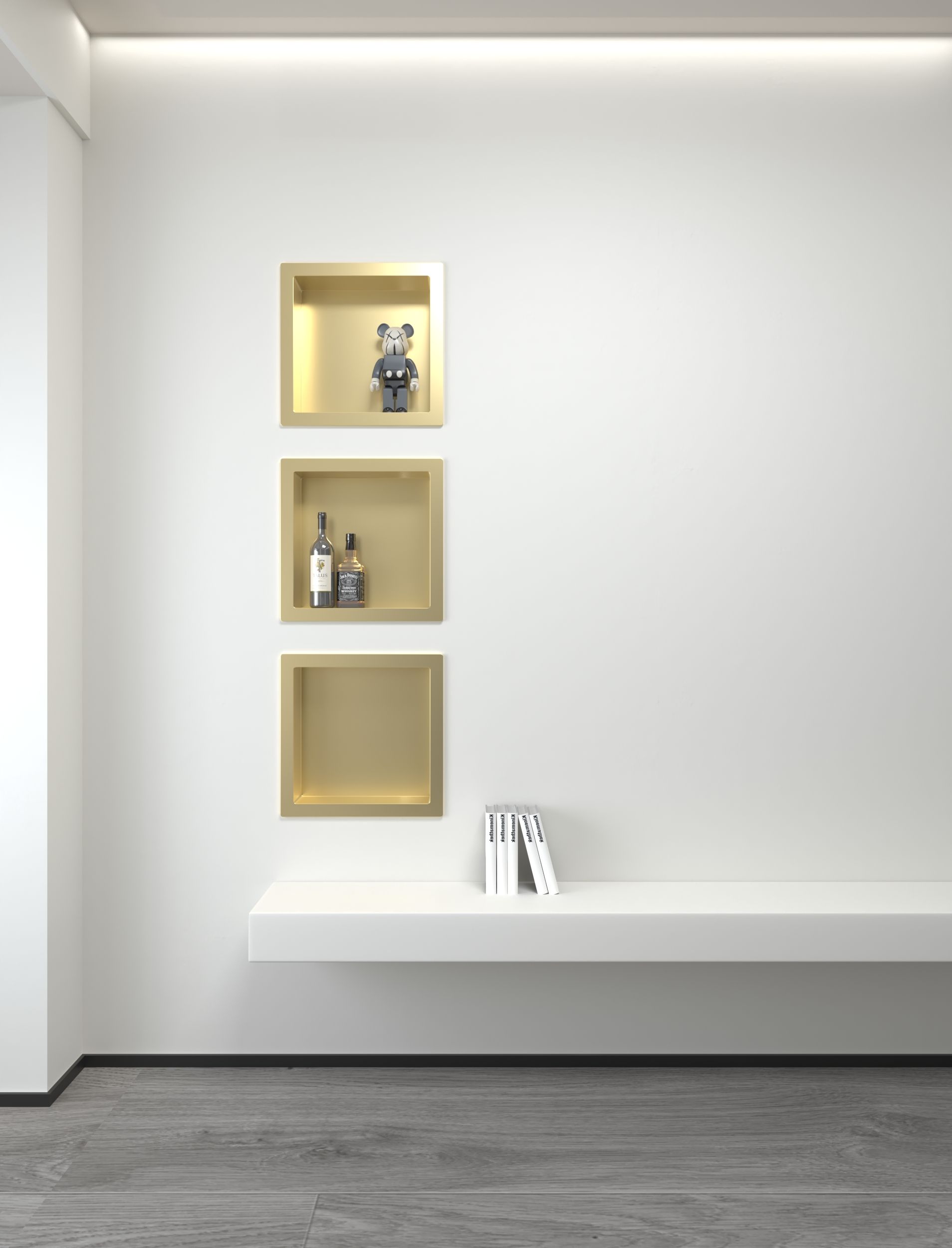 ALONI INBOUWNIS (300X300X70MM) - GEBORSTELD GOUD vue 3