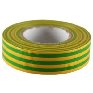 Rubans adhésifs isolants PVC - Jaune / Vert - 20m