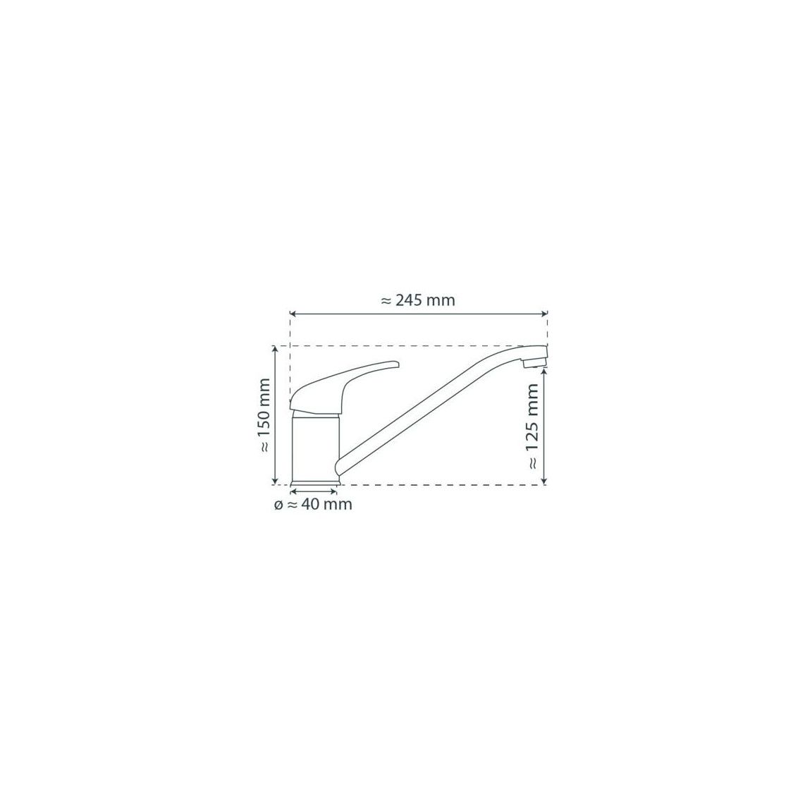 77050 ATHOS Sink mixer, chrome vue 4