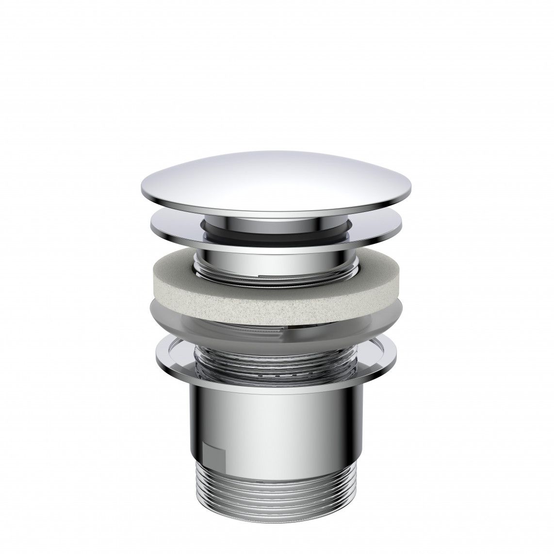 98807330 DAV-1WK afvoerwaste, chroom, 1 1/4" x 65 mm vue 2