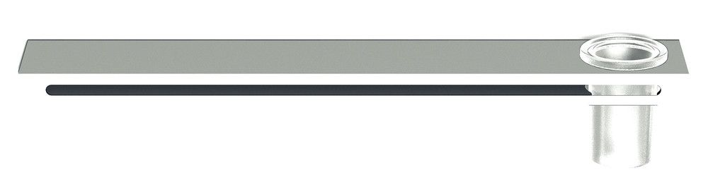 Van Marcke Collection Axent tablette métal 60cm blanc porte-gobelet