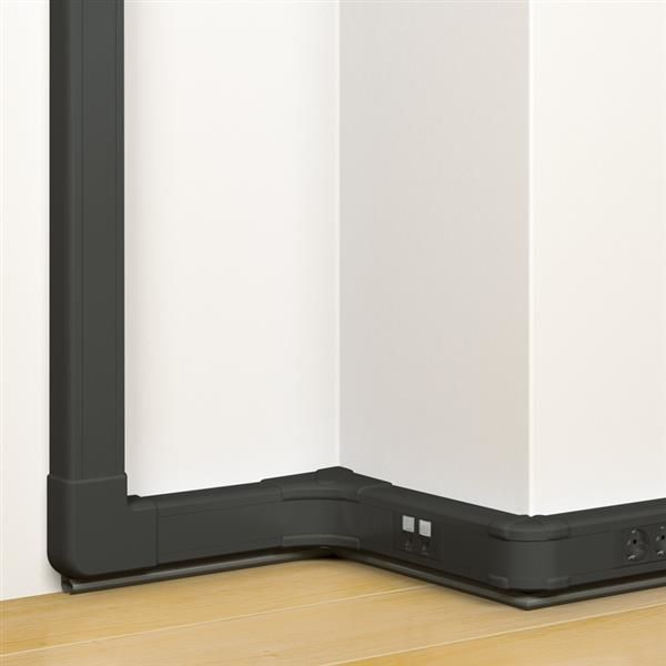 DLP clippage direct 50 x 80mm Noir - 2 mètres