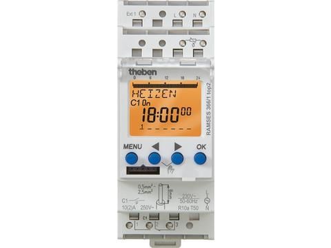 Thermostat modulaire à horloge digital et sonde à distance (vendue séparément)