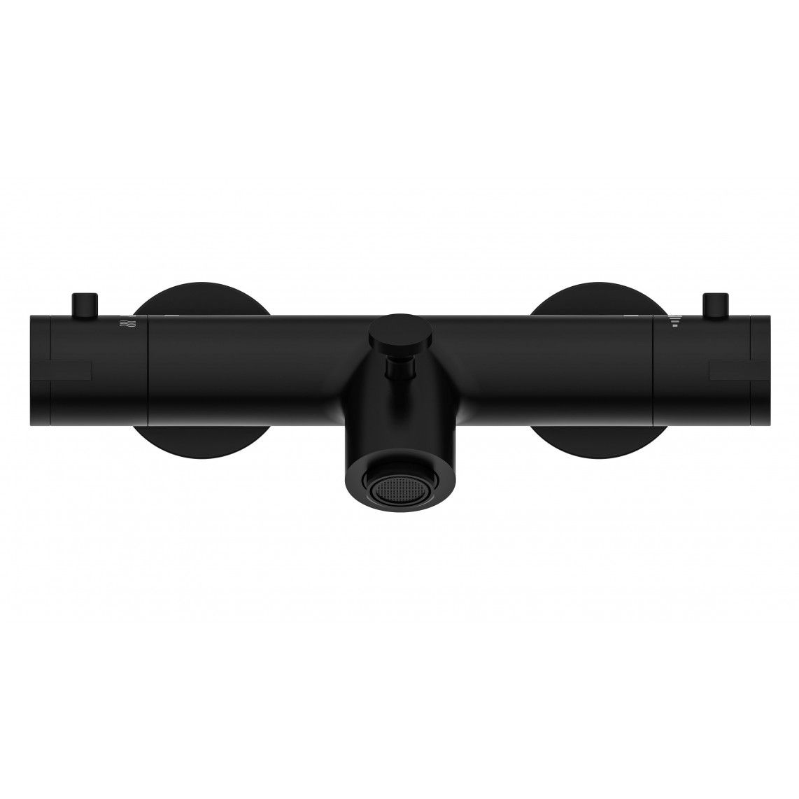 52476 LONDON Thermostatische badkraan, mat zwart vue 4