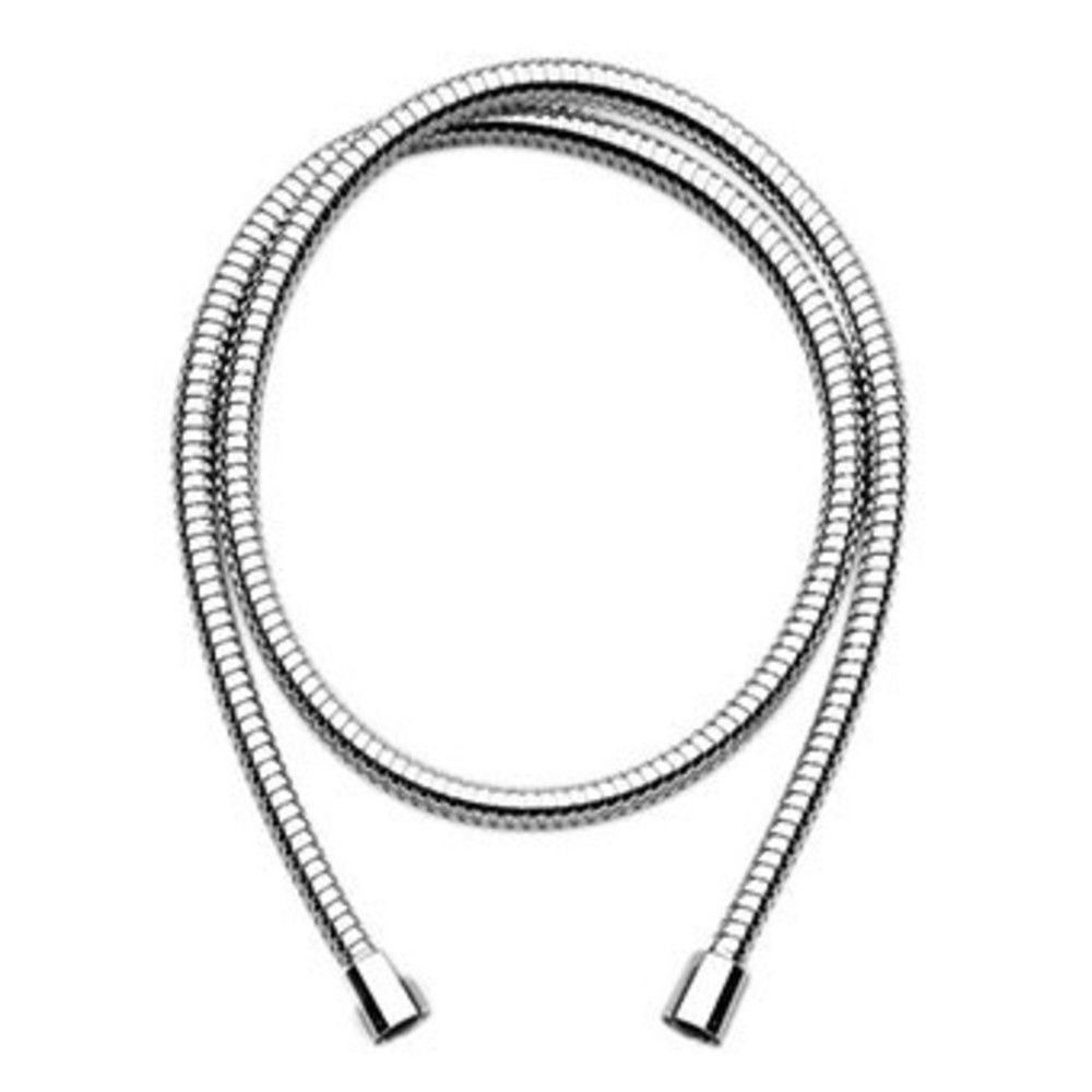 Zucchetti Flexible DE Douche Laiton 1/2×1/2 1500MM Connection Conique Noir Mat Gaufré