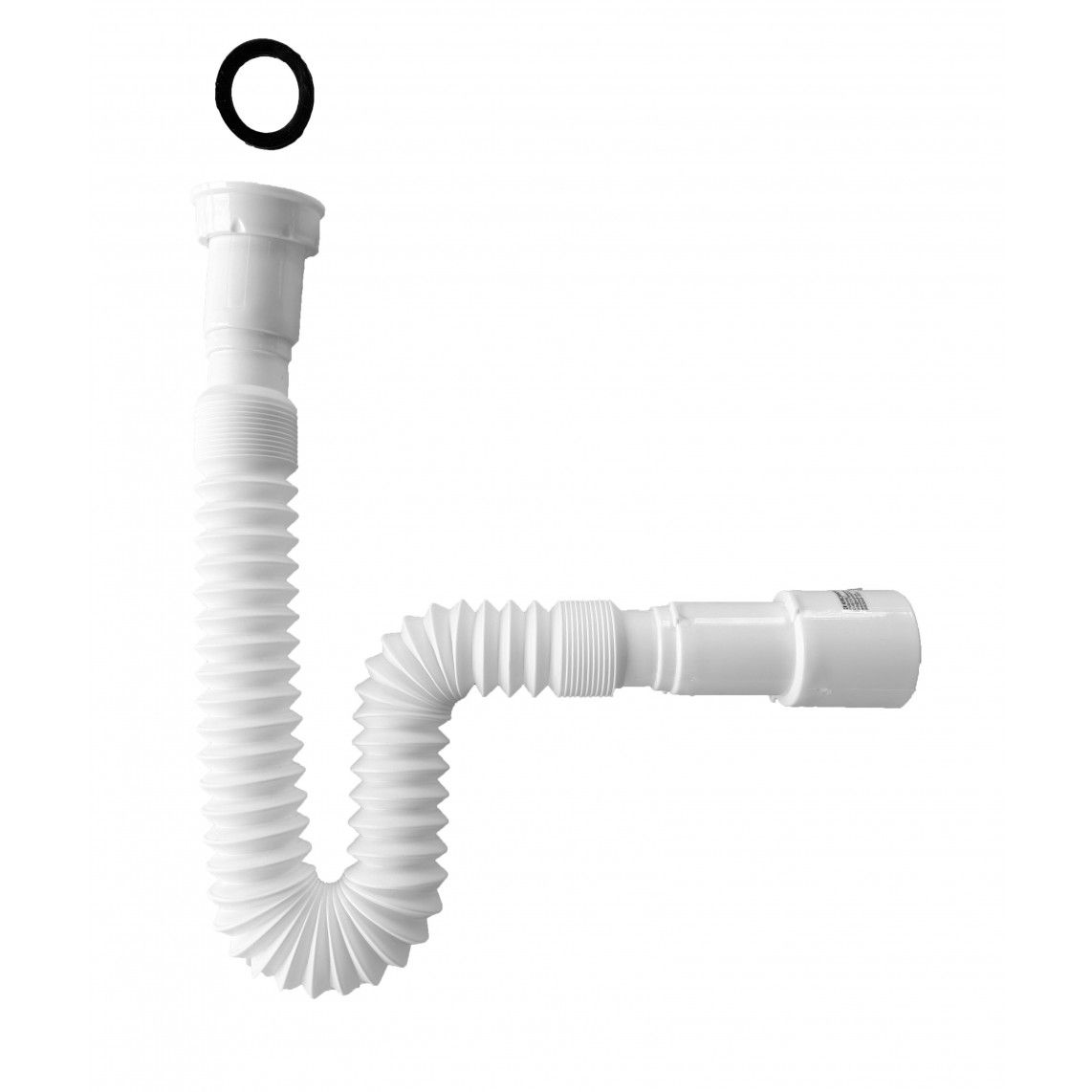 98836948 KS flexibele verbindingspijp, wit, 1 1/2"BI x 40/50 mm, 340-900 mm vue 7