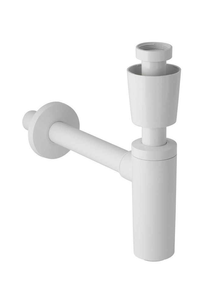 Geberit Siphon Pour Lavabo 5/4” D 32 MM Garde D'eau 75 MM Matière Synthétique Blanc