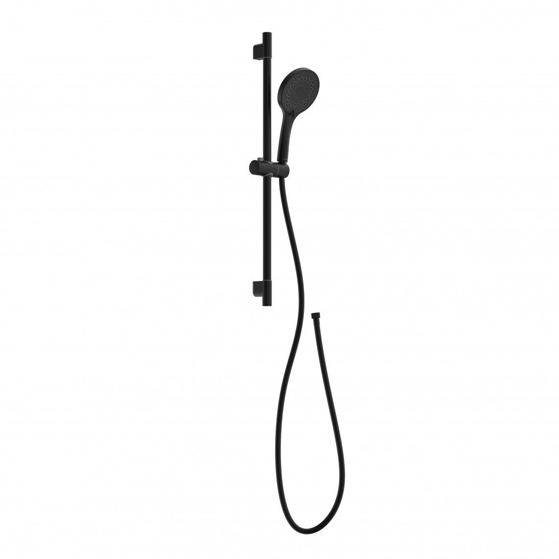 64296 CAPRI Shower rail set, black matt vue 3