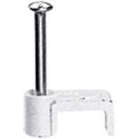 Attache fixfor câble m. 3 x 1.5 Blanc - pointe longueur 25mm
