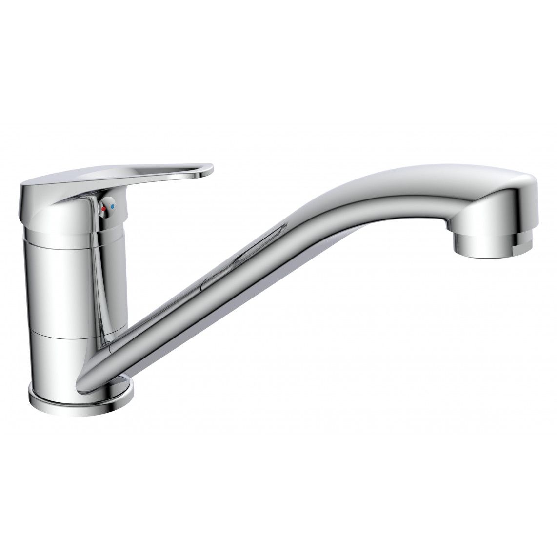 NI182SCR SPEED Sink mixer, chrome vue 3