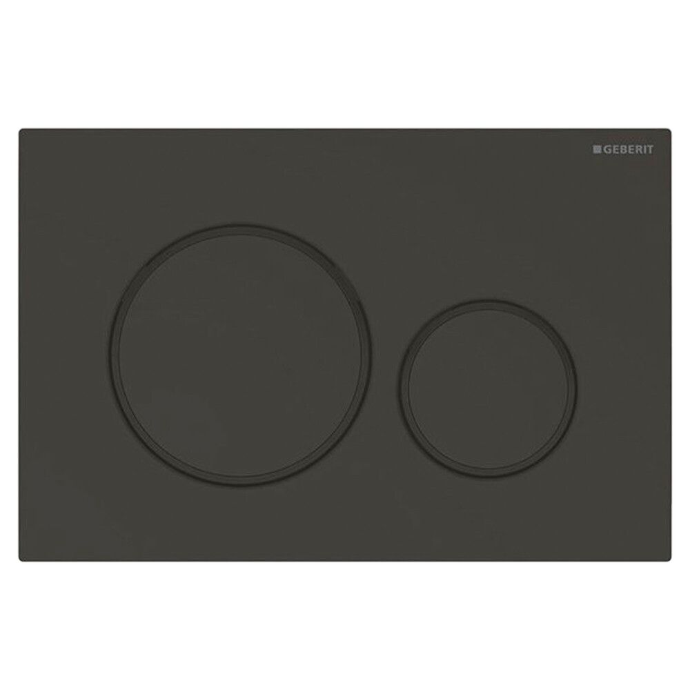 Geberit SIGMA20 Plaque DE Commande Noir Mat Laqué
