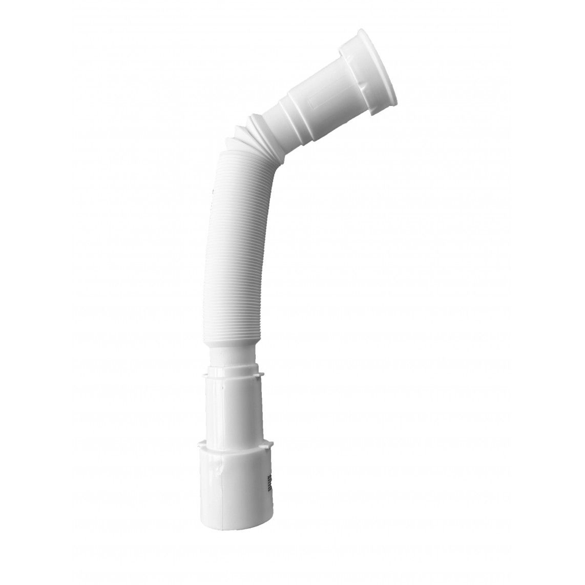 98836948 KS flexibele verbindingspijp, wit, 1 1/2"BI x 40/50 mm, 340-900 mm vue 2