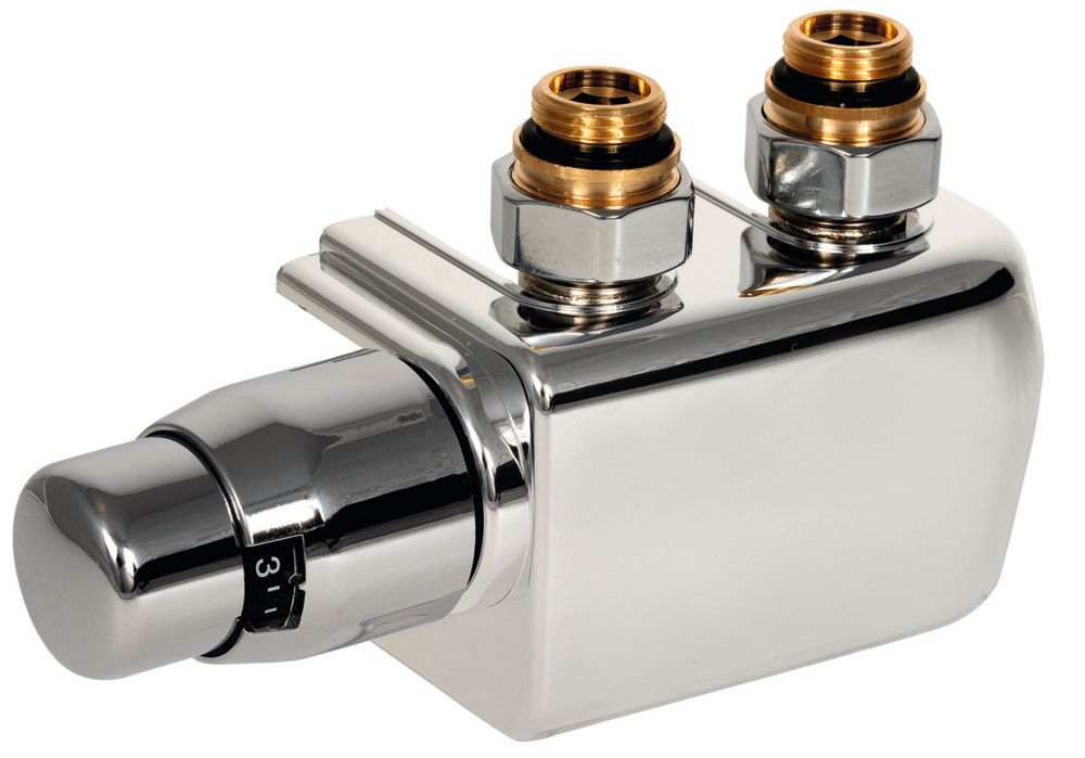 Honeywell Home Therafix Bloc H Bitube 1/2” + 3/4” Chromé