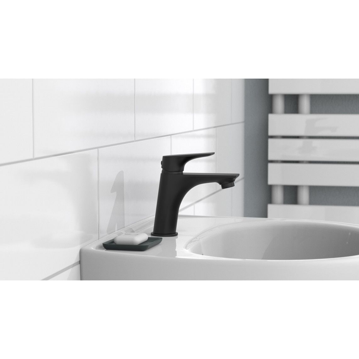 33216 BOSTON Wastafelkraan, mat zwart vue 11