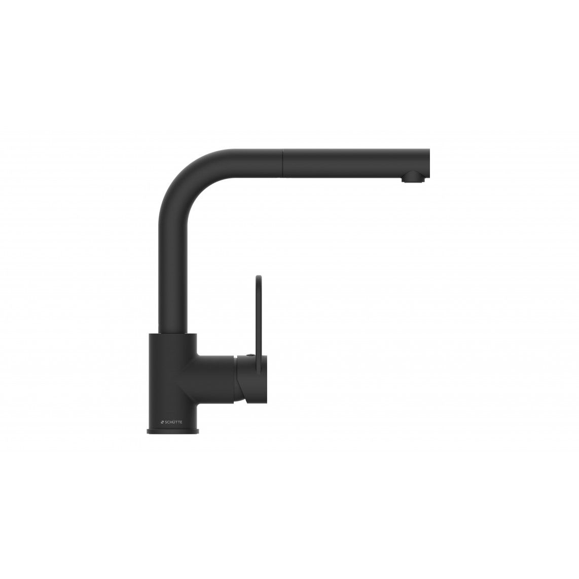 26239 DESIGN RING Keukenkraan, mat zwart, met uittrekbare vaatdouche vue 3