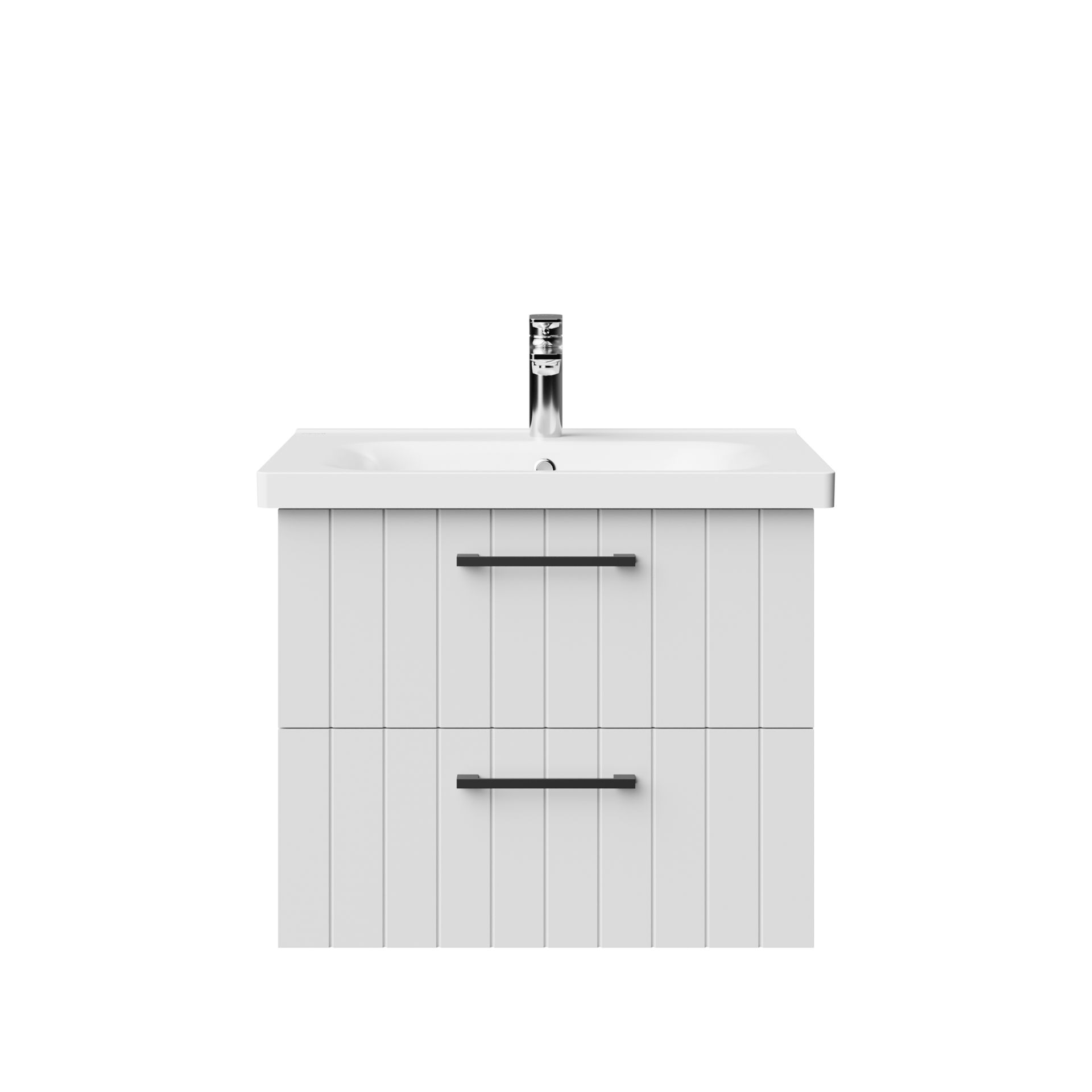 CREAVIT D10 WASTAFELKAST MET 2 LADEN 60,6 CM - WIT vue 2