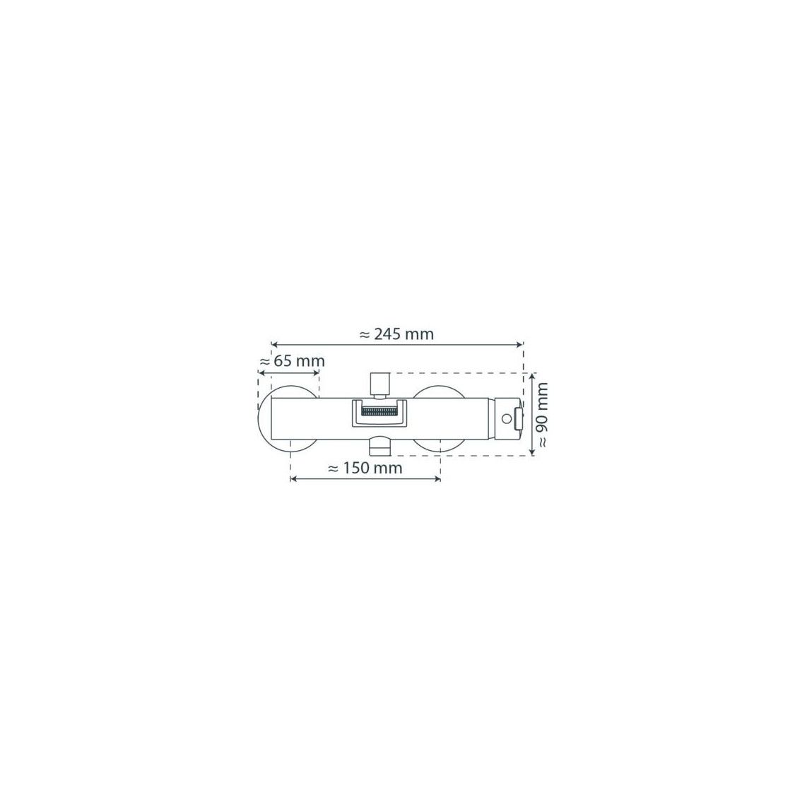 36130 IDROVIA Badkraan, met waterval uitloop, chroom vue 4