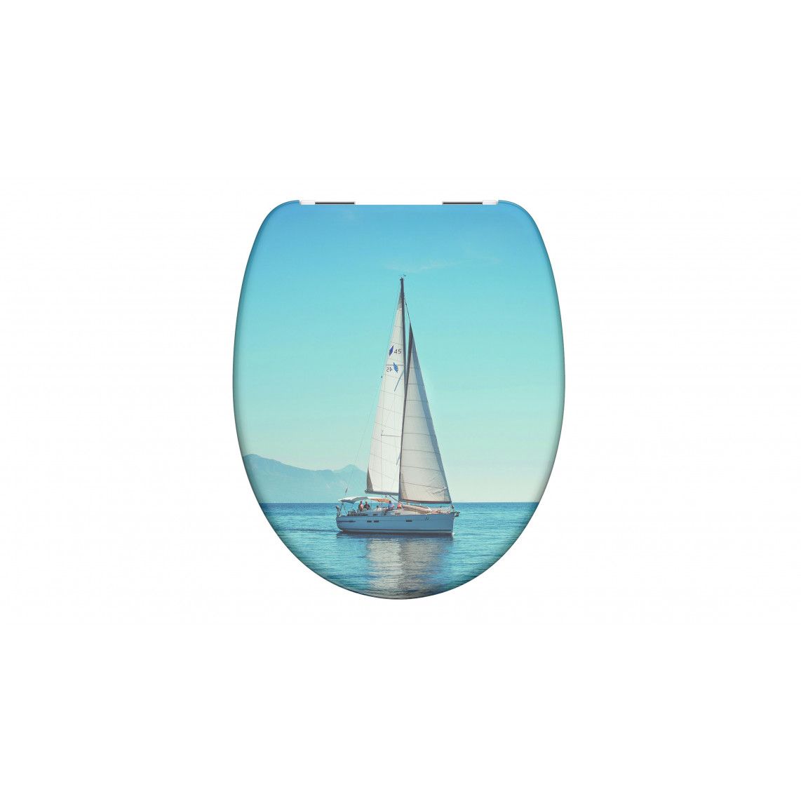 82148 Duroplast Toilet seat SAILING, with soft close vue 2