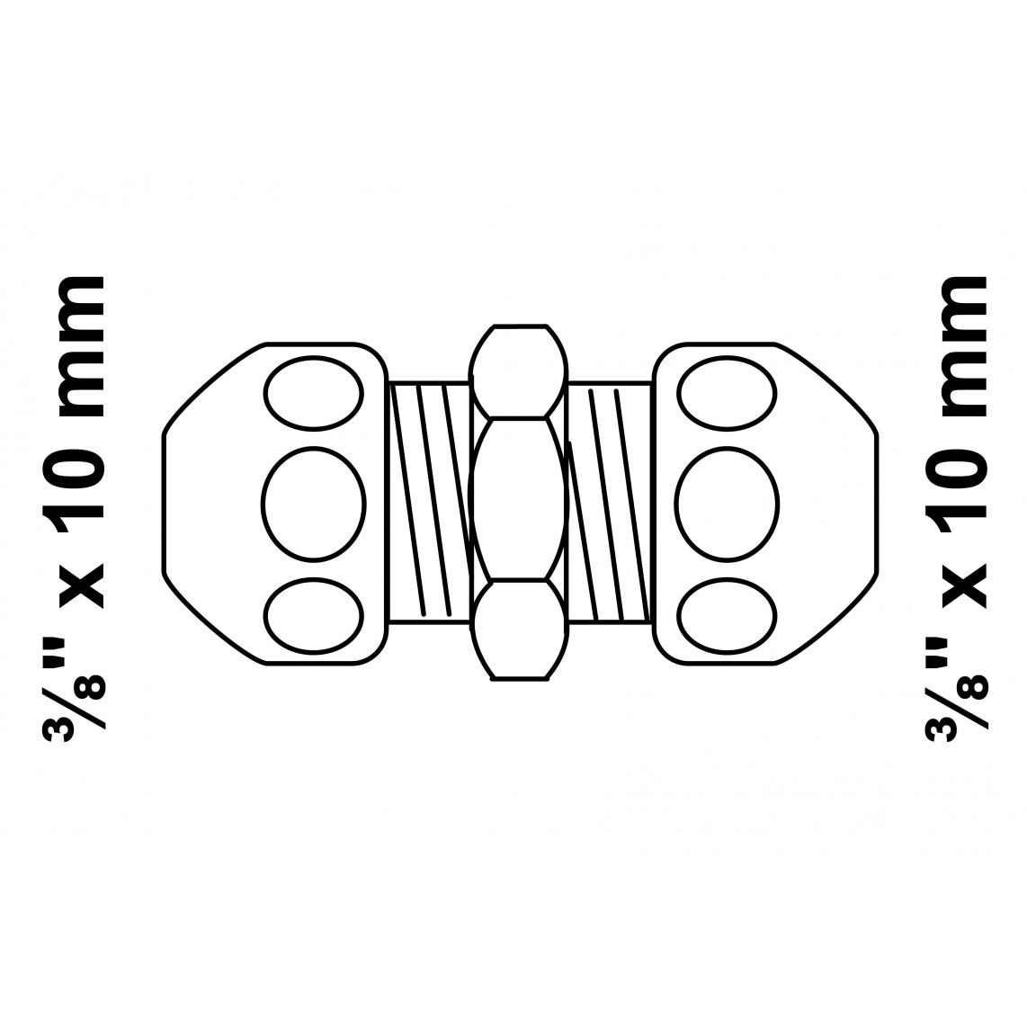 986271148 MS knelfitting-fitting, chroom, 3/8" x 10 mmQ vue 2