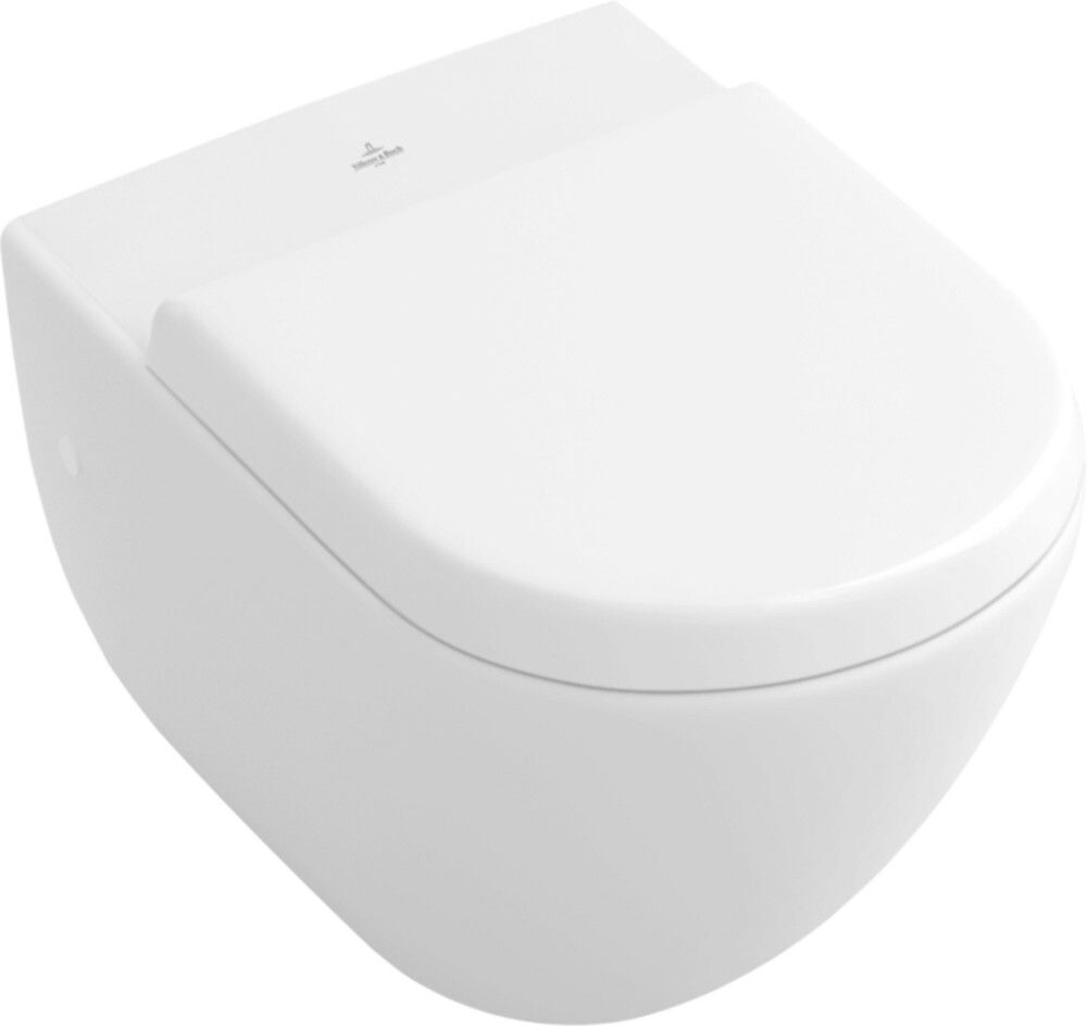 Villeroy&boch Subway Toilette Suspendue À Fond Plat Alpin Blanc