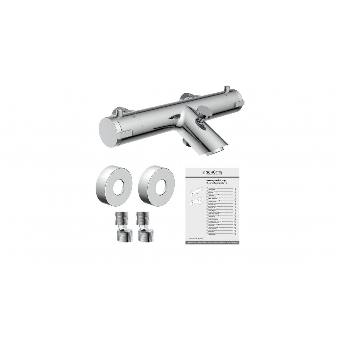52470 LONDON Thermostatic bathtub mixer, chrome vue 2