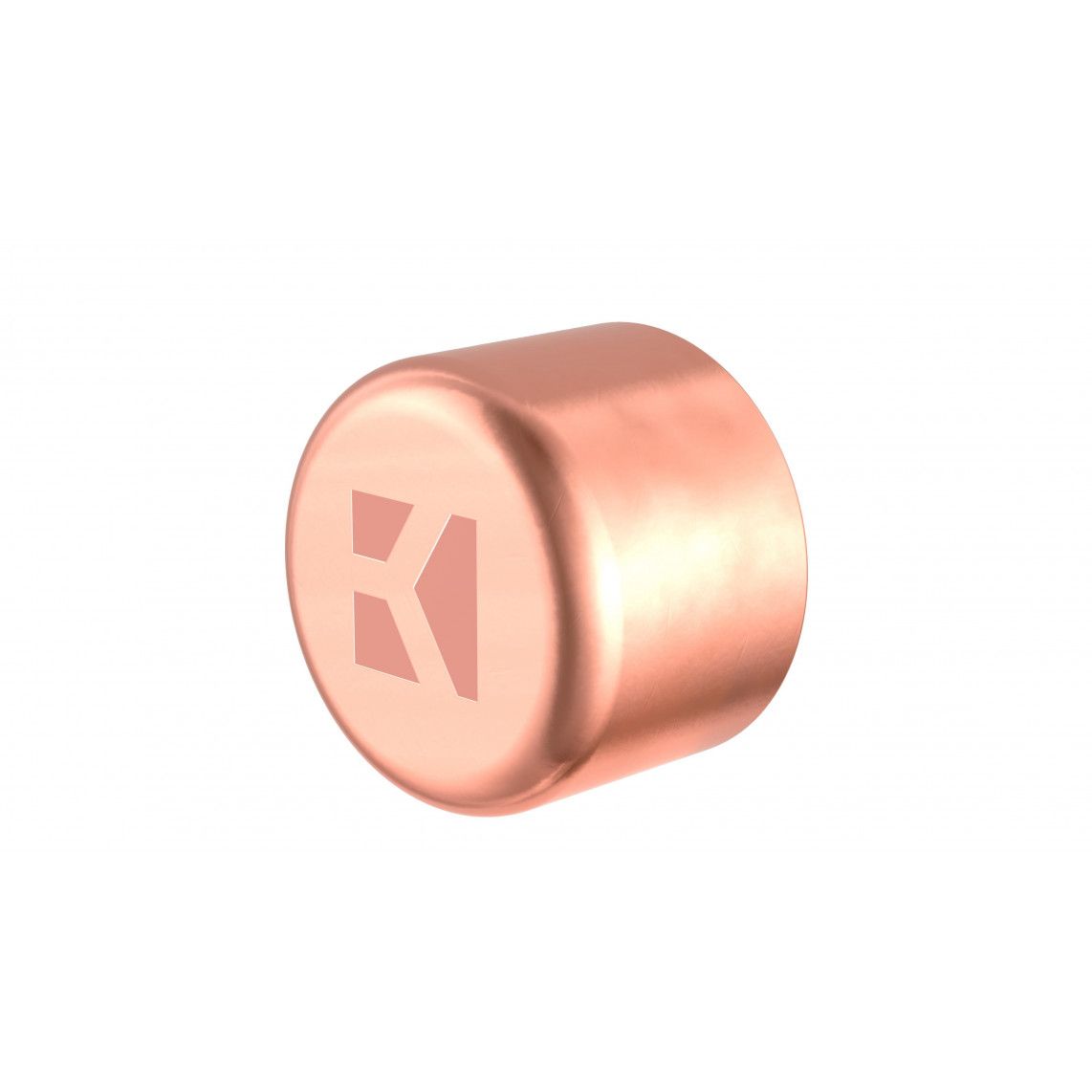 989207655 End cap, copper solder fitting, 15 mm, 1 socket (10x) vue 2