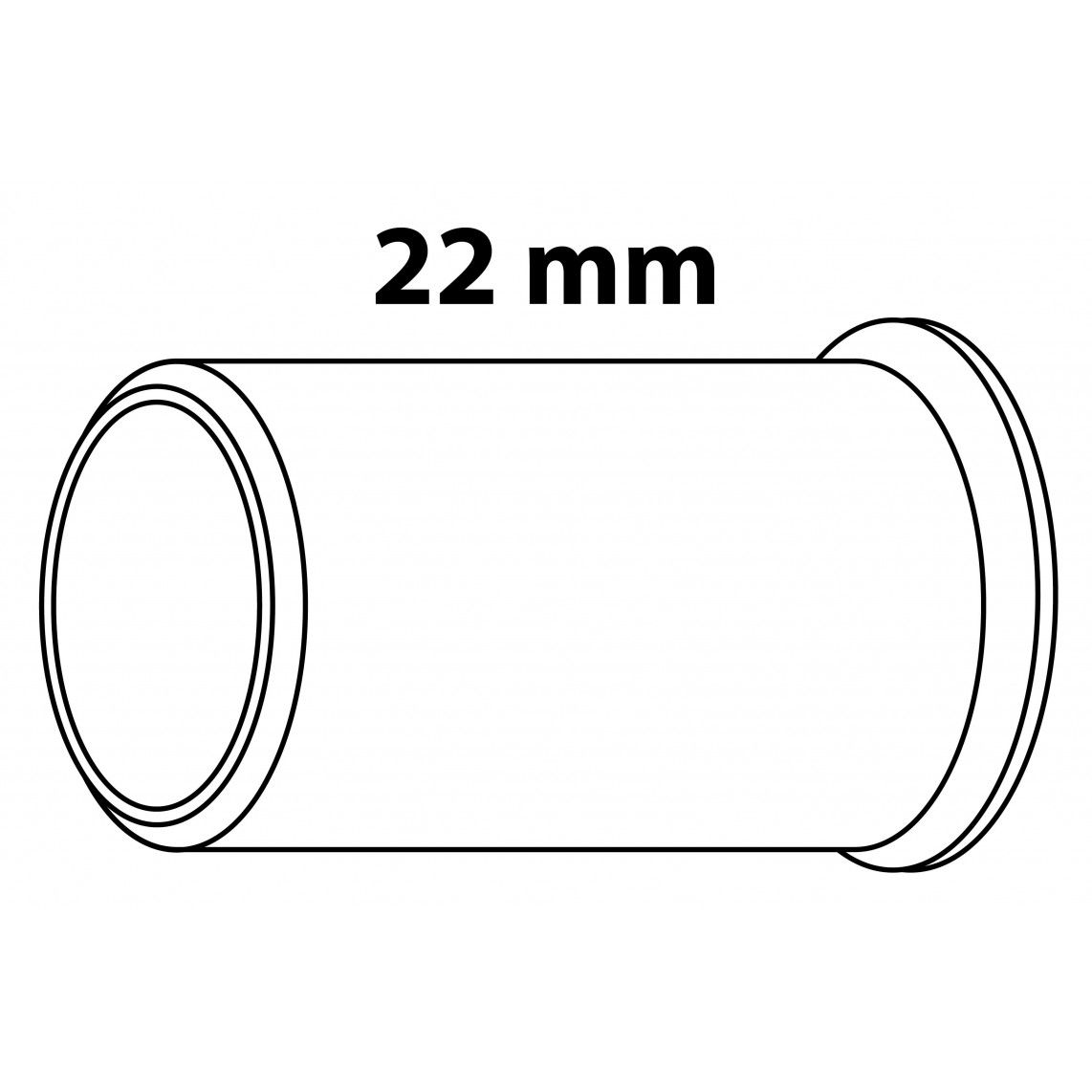 989462417 Support sleeve, brass, clamp fitting for 22 mm copper pipe (4x) vue 4