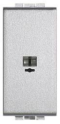 Prise haut parleur Light Tech 2 pôles / din / 1 module / à souder