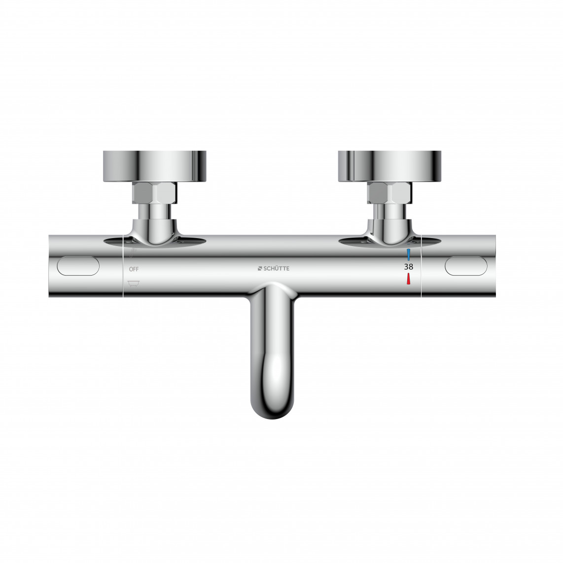 33190 LOS ANGELES Mitigeur thermostatique bain/douche, chromé