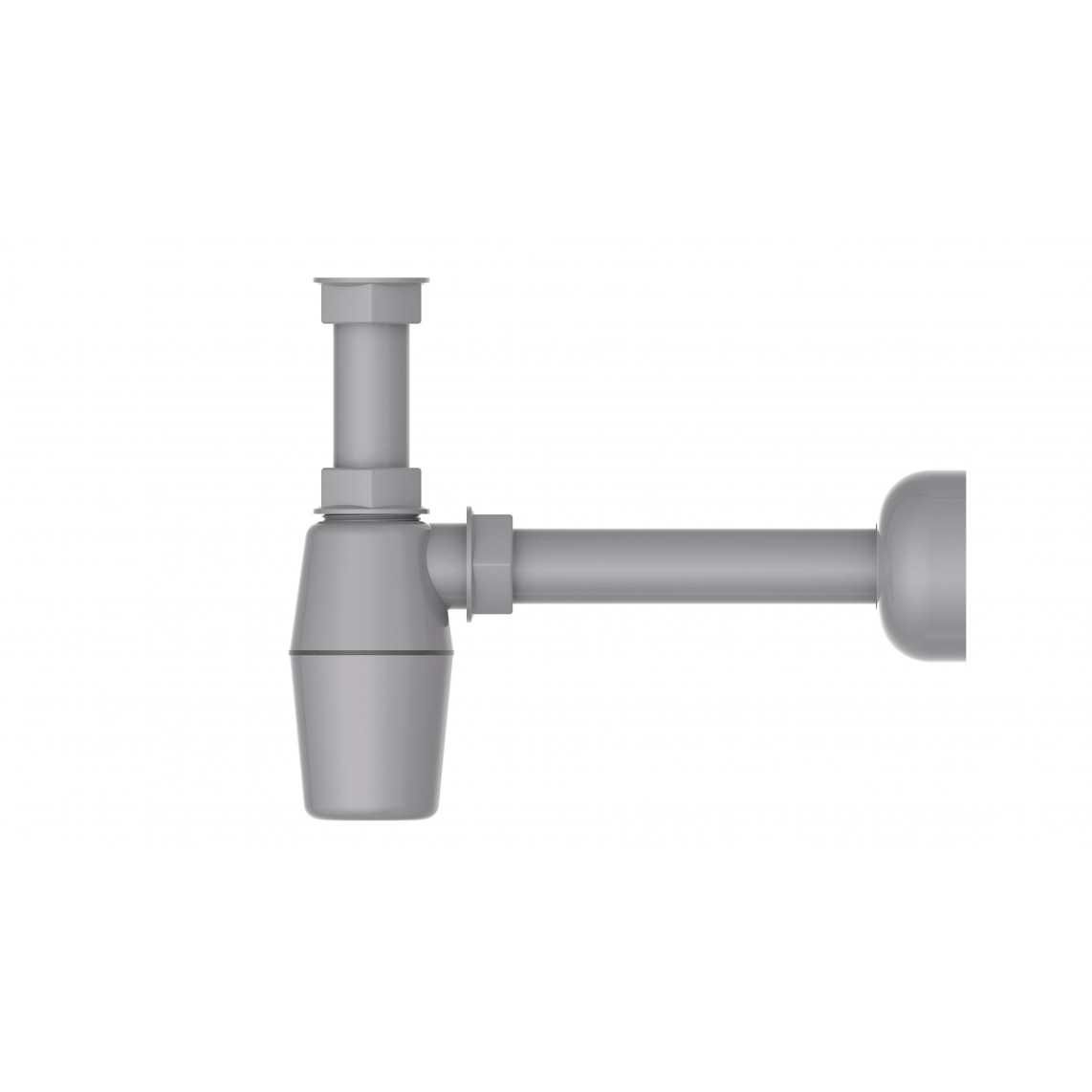 98803049 ECO-SAVE KS siphon à bouteille, Gris, 1 1/4"x32 mm