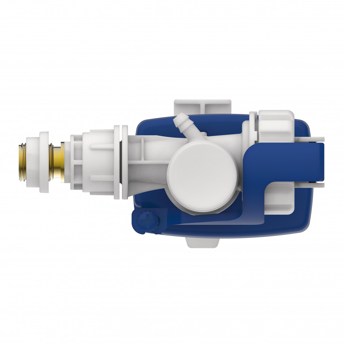 98683800 Universal-Vanne à flotteur, blanc/bleu, 6-9 litres