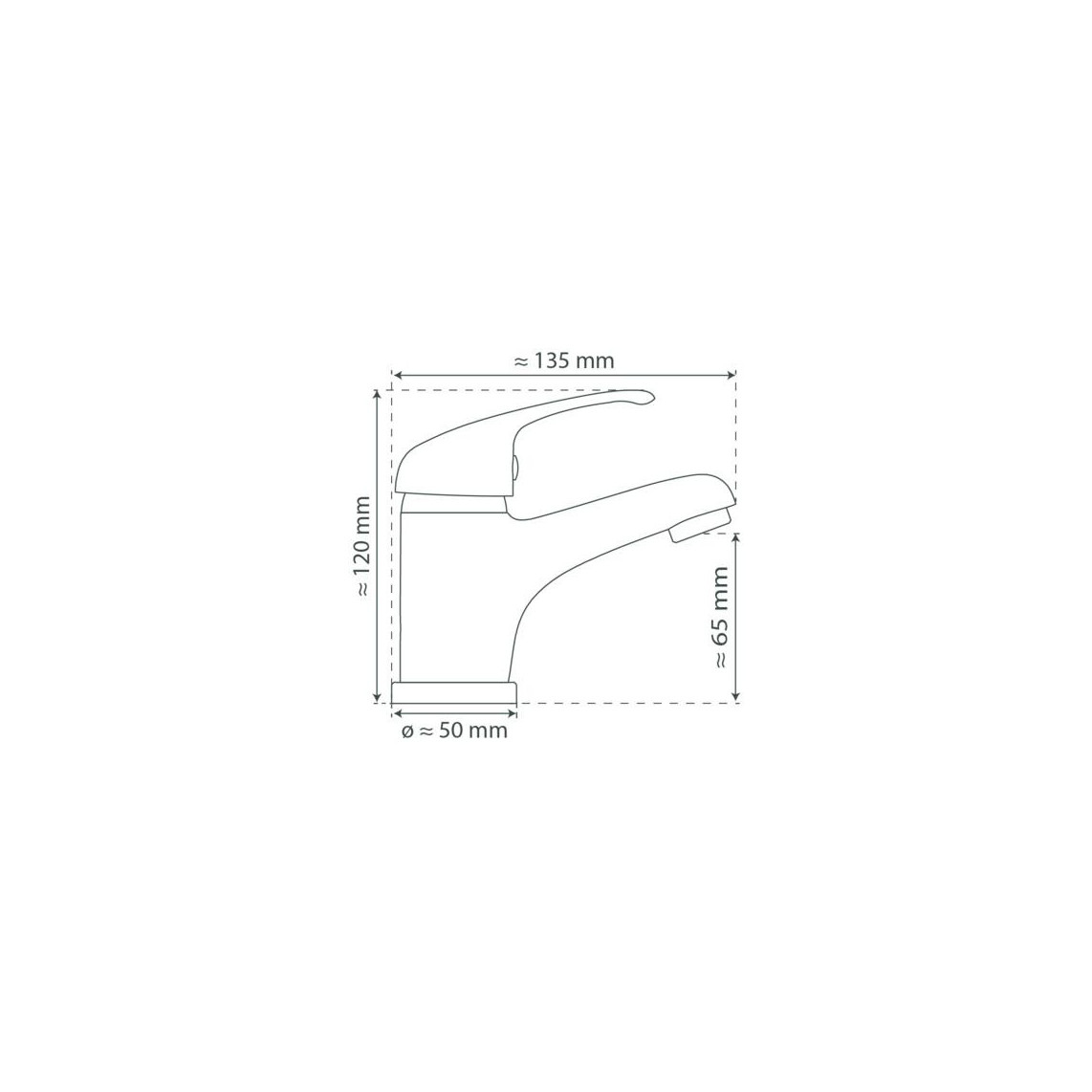 77010 ATHOS Mitigeur lavabo, chromé