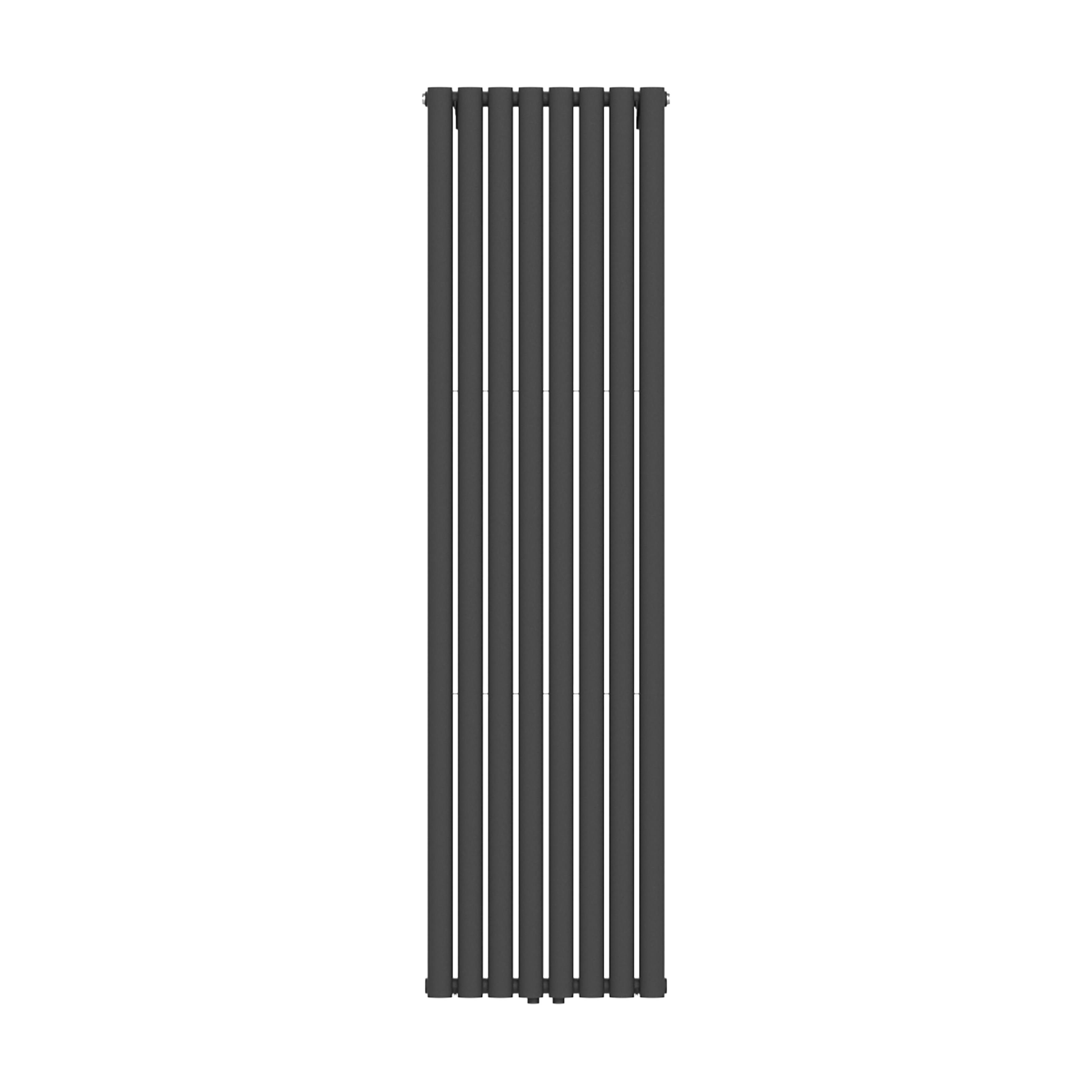 VERTI OVAL RADIATEUR - 1800X480 - DOUBLE - 2X8 ÉLÉMENTS - 1640W - NOIR MAT