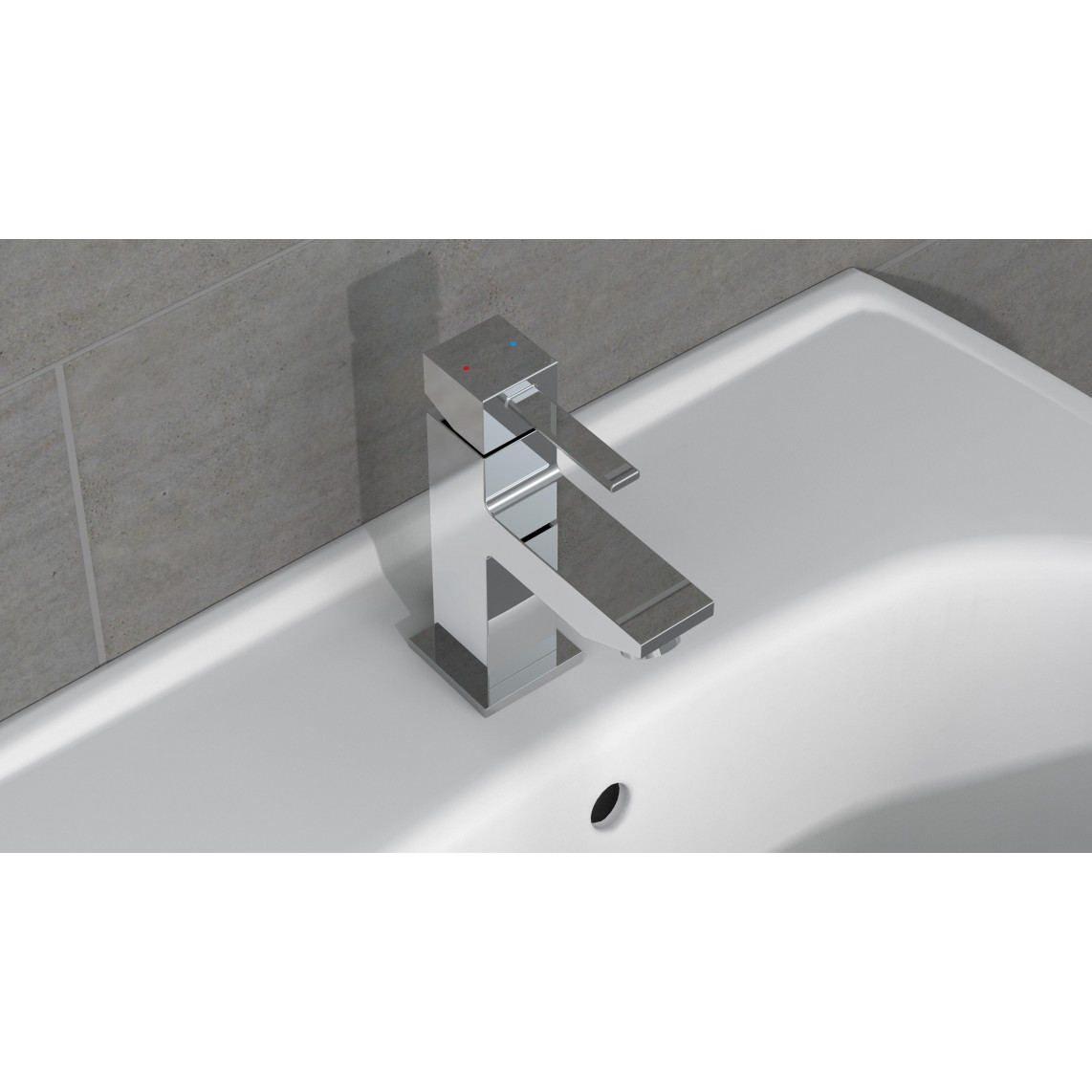 NI075THI CALVINO Mitigeur lavabo, chromé